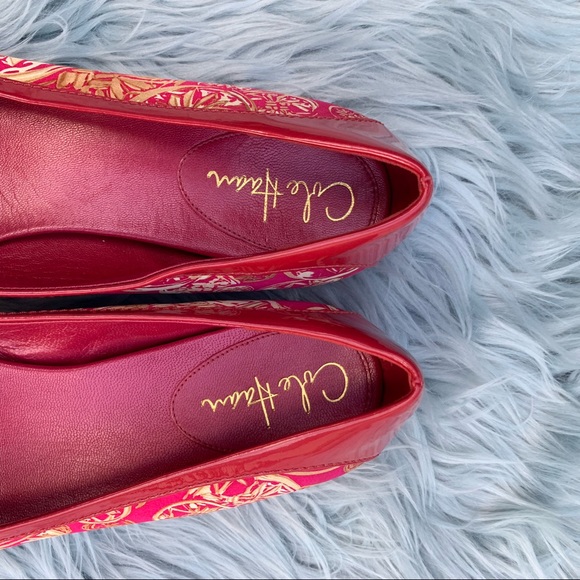 SOLD✨Cole Haan Nike Air Patent Leather Satin Flat - Picture 6 of 8